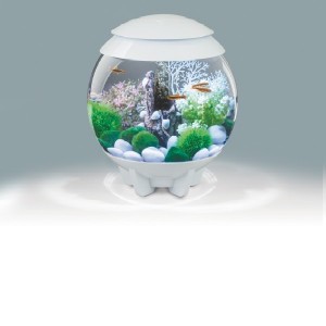 Set complet acvariu cu decoratiuni BiOrb Halo 15 litri MCR, alb